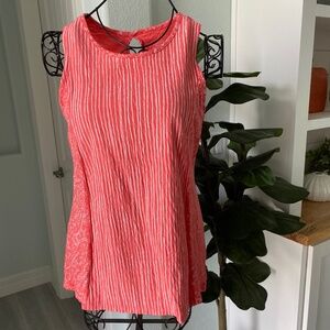 Escape Sleeveless Mixed TextureTop Sz S